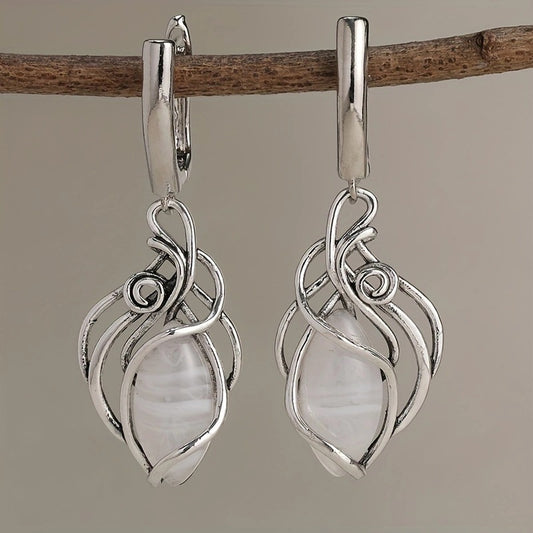 Elegant Moonstone Earrings
