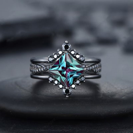 Elegant Mystic Topaz Ring