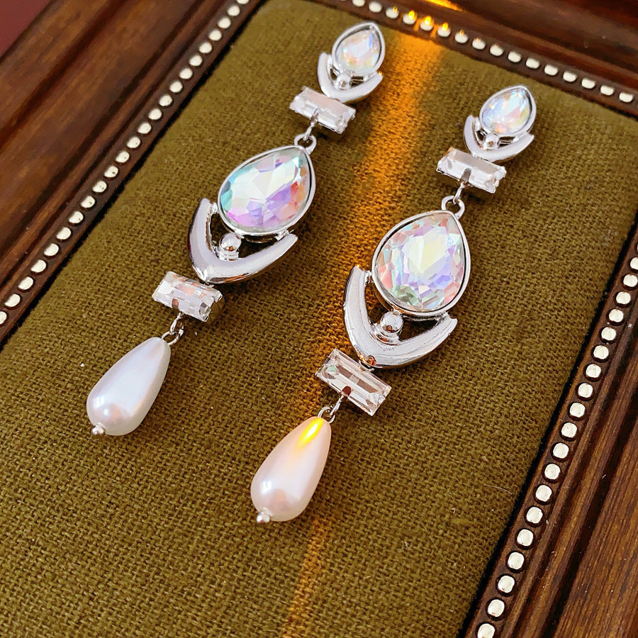 Elegant Opal Drop Earrings