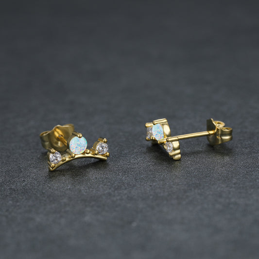 Elegant Opal Earrings