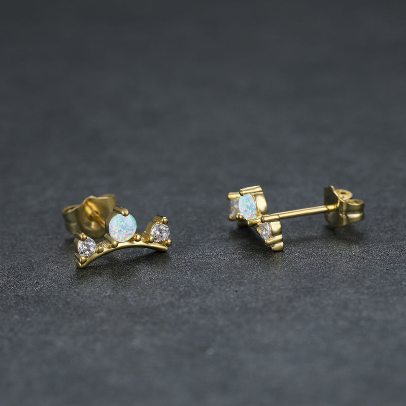 Elegant Opal Earrings
