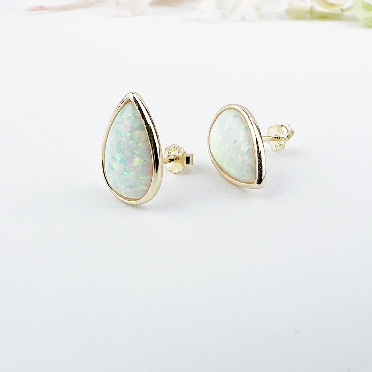 Elegant Opal Earrings