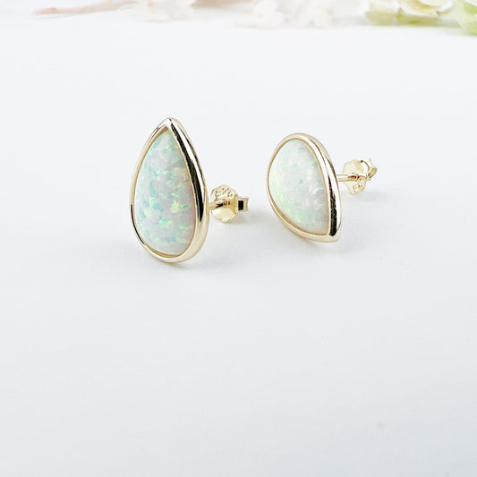 Elegant Opal Earrings
