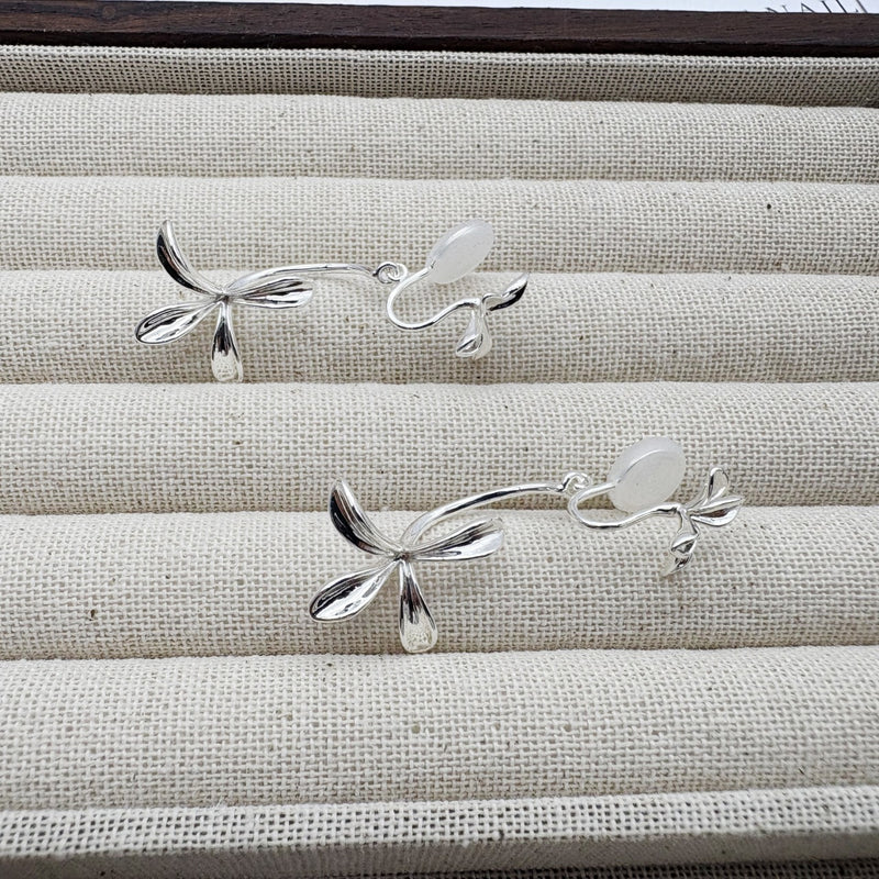 Elegant Orchid Earrings