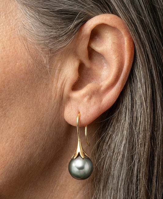Elegant Pearl Drop Earrings