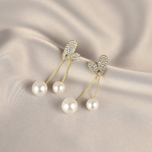 Elegant Pearl Drop Earrings