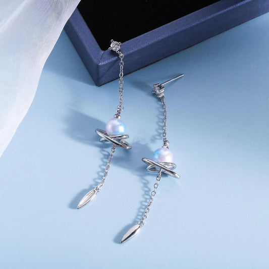 Elegant Pearl Drop Earrings