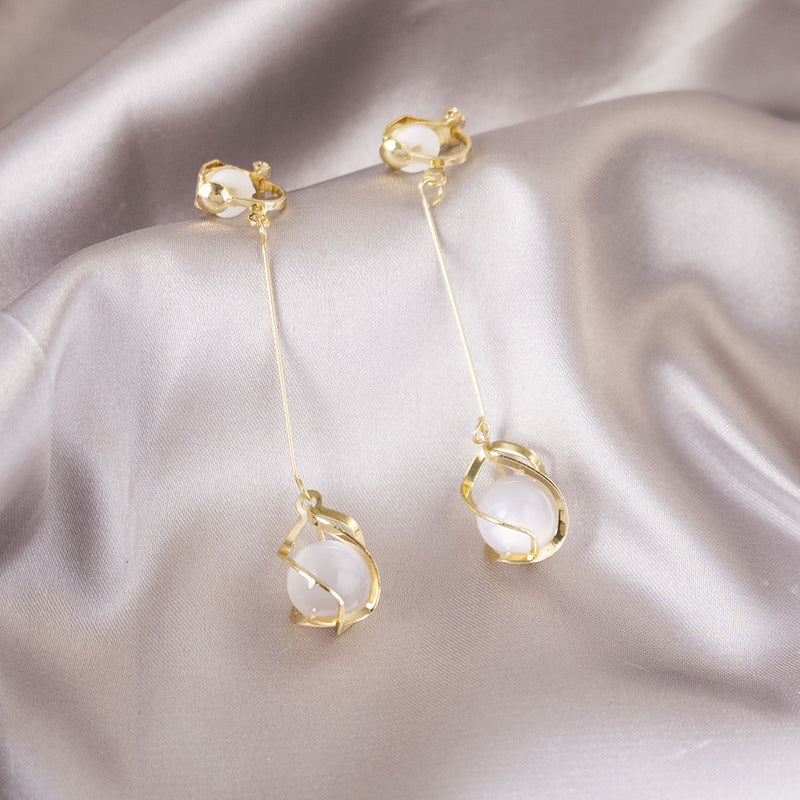 Elegant Pearl Drop Earrings
