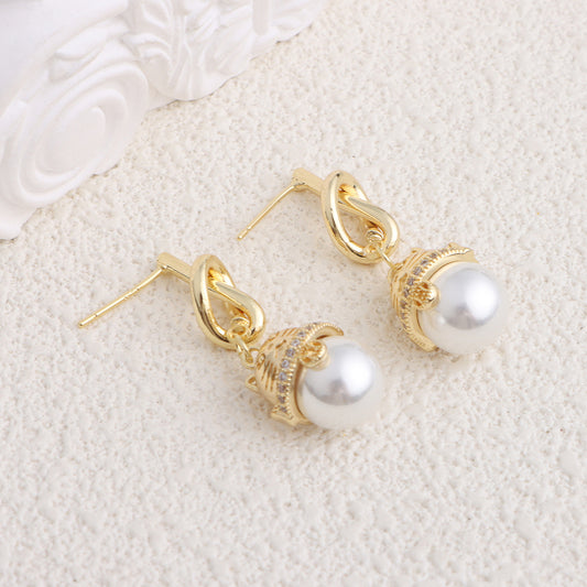 Elegant Pearl Earrings