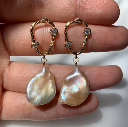 Elegant Pearl Earrings