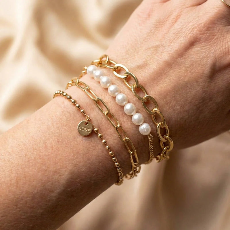 Elegant Pearl Gold