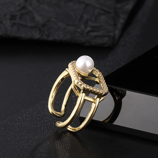 Elegant Pearl Ring
