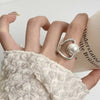 Elegant Pearl Statement Ring