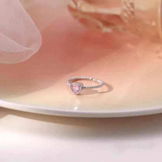 Elegant Pink Amethyst Ring