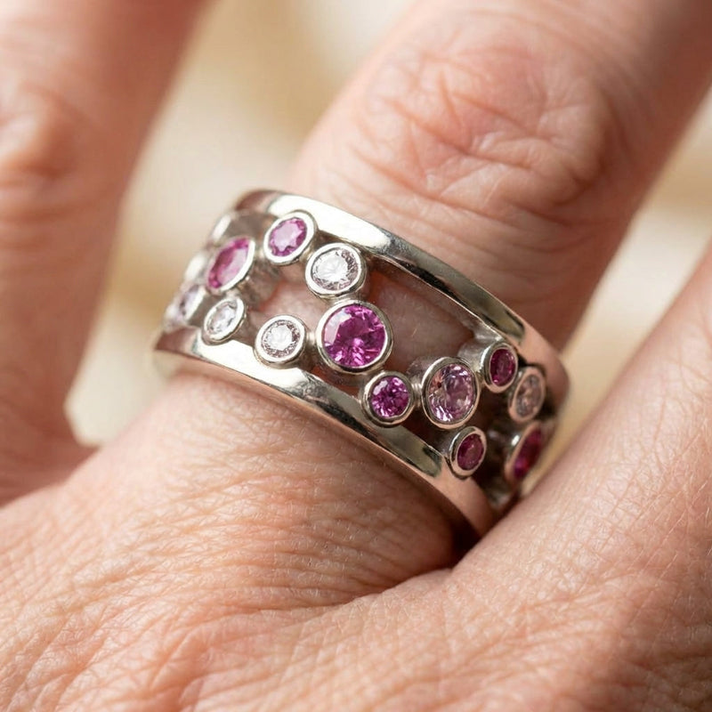 Elegant Pink Sapphire Ring