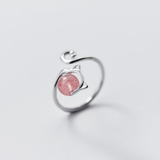 Elegant Pink Tourmaline Ring