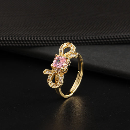 Elegant Pink Tourmaline Ring