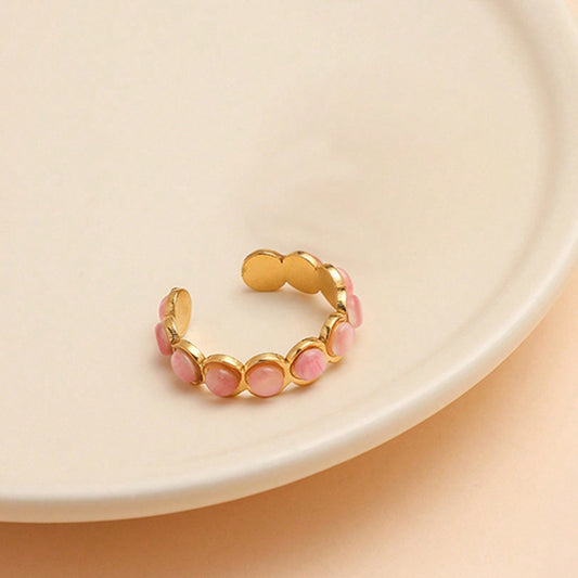 Elegant Pink Tourmaline Ring