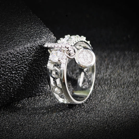 Elegant Prestige Crystal Ring
