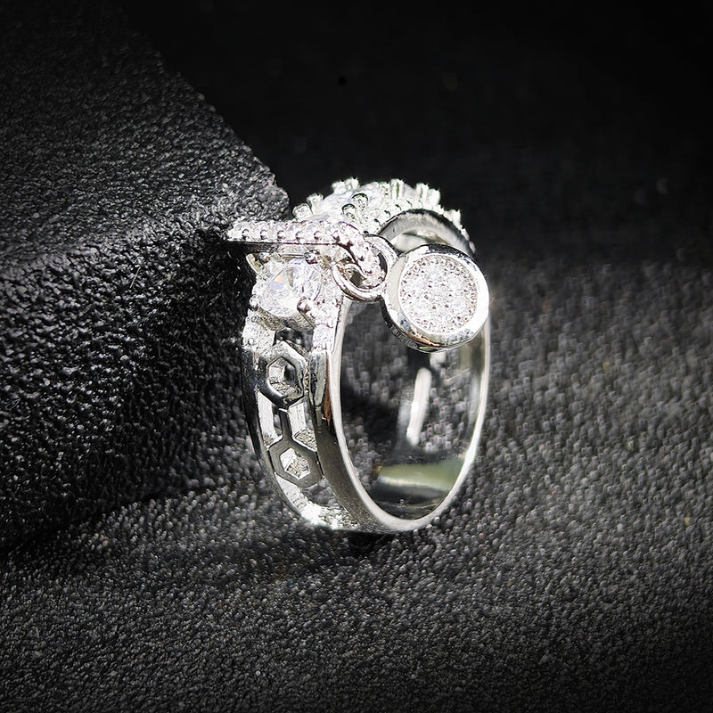 Elegant Prestige Crystal Ring