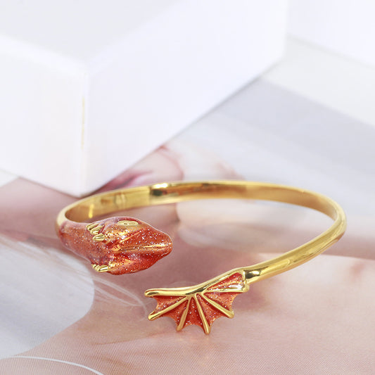 Elegant Red Strawberry Bracelet