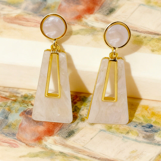 Elegant Rose Quartz Earrings