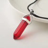 Elegant Ruby Crystal Necklace