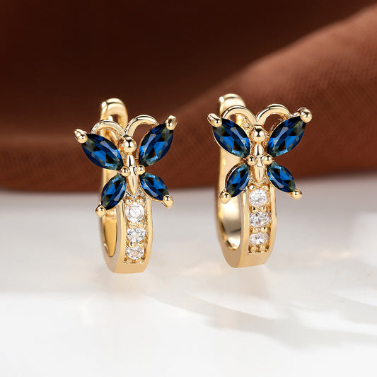 Elegant Sapphire Earrings