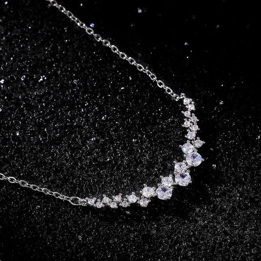 Elegant Silver Cluster Arc