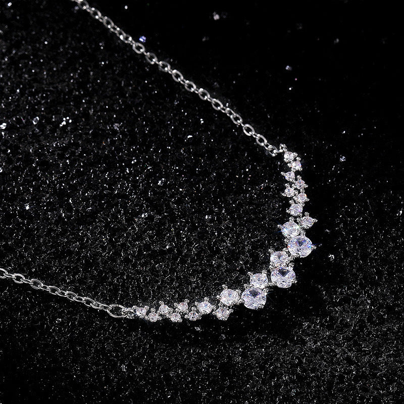 Elegant Silver Cluster Arc