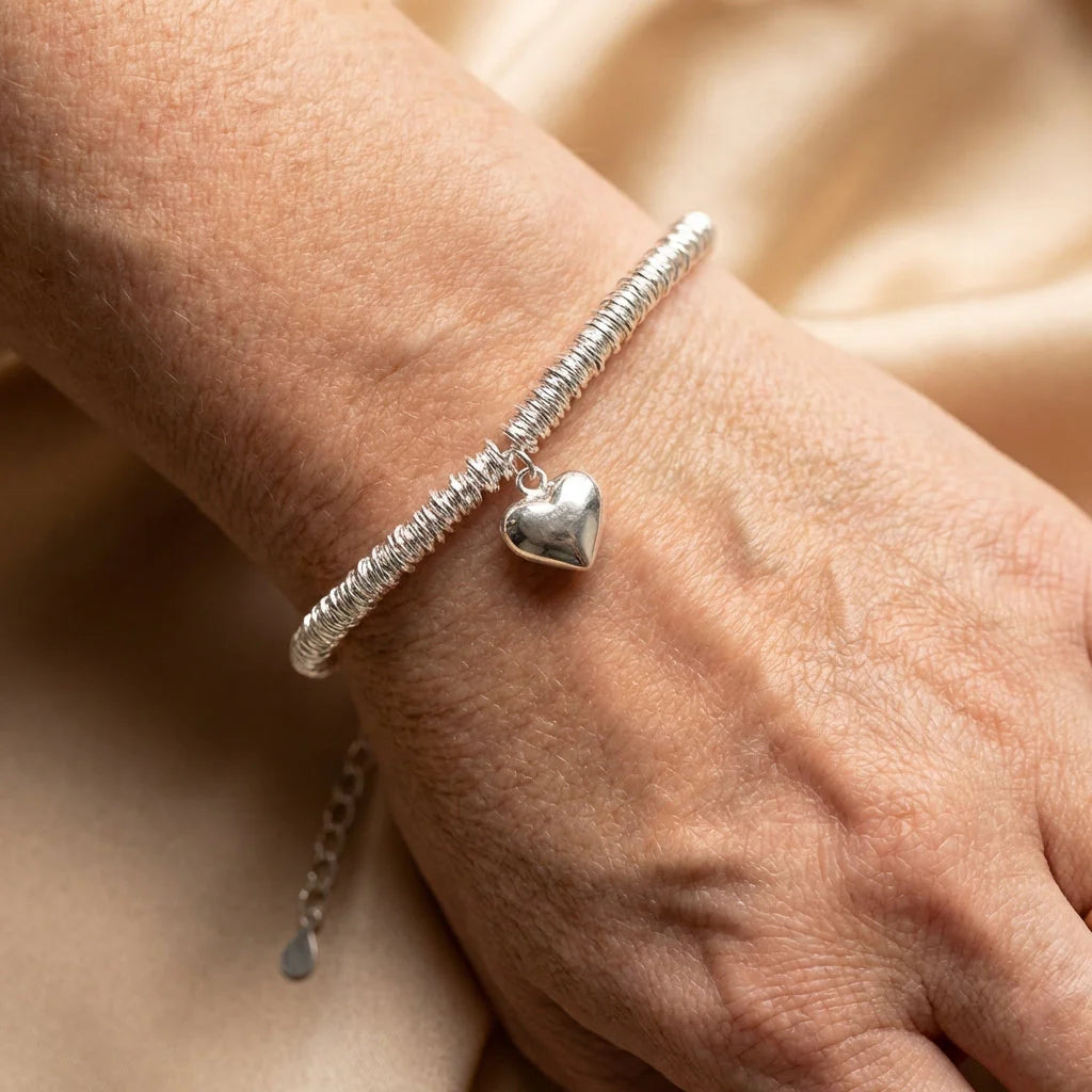 Elegant Silver Heart