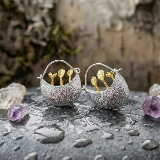 Elegant Silver Hoop Earrings
