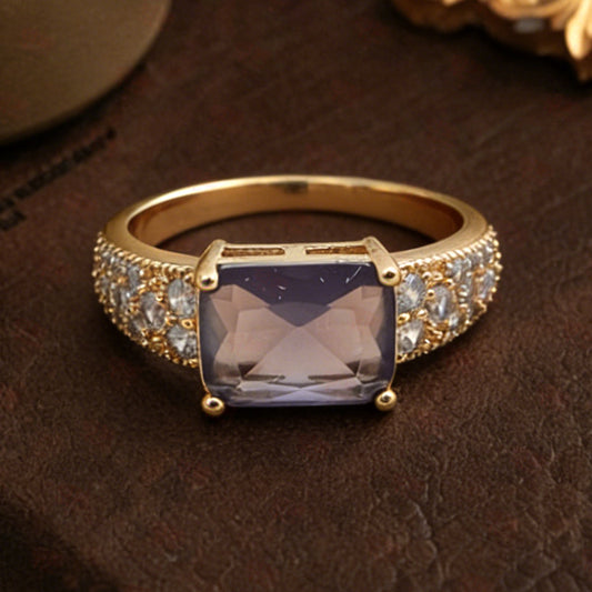 Elegant Smoky Quartz Ring