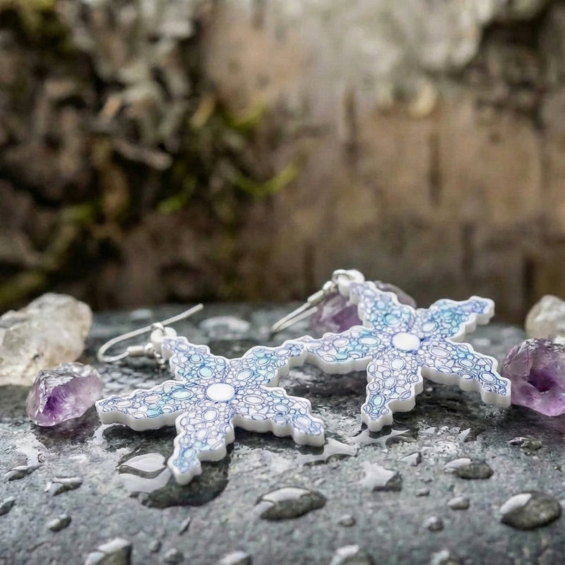 Elegant Snowflake Earrings