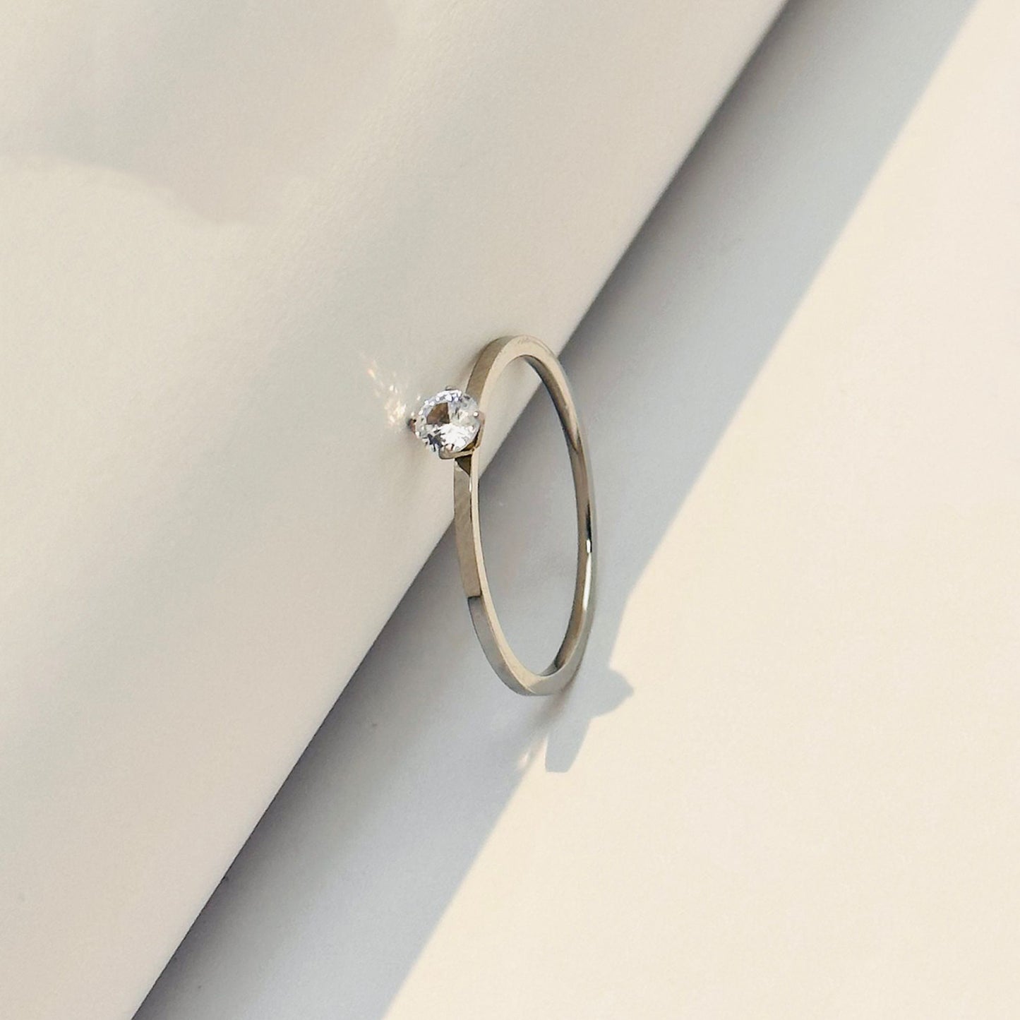 Elegant Solitaire Ring