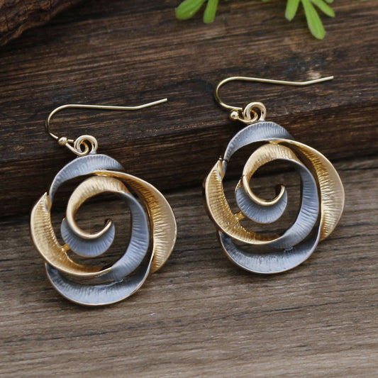Elegant Spiral Earrings