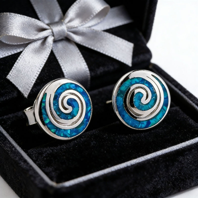Elegant Spiral Earrings