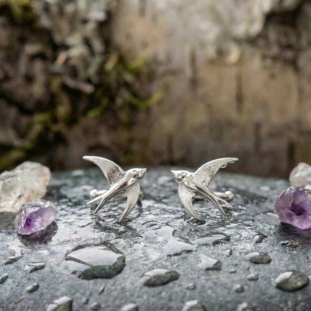 Elegant Swallow Bird Earrings