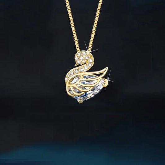 Elegant Swan Necklace