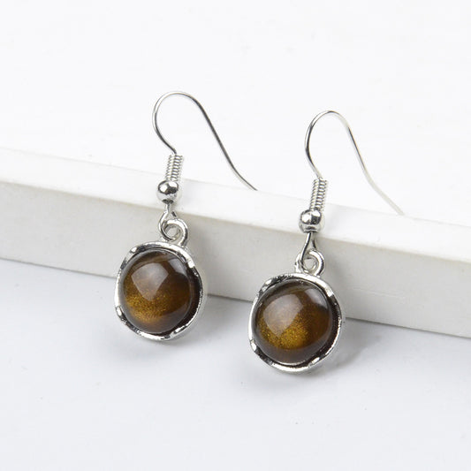 Elegant Tiger Eye Earrings