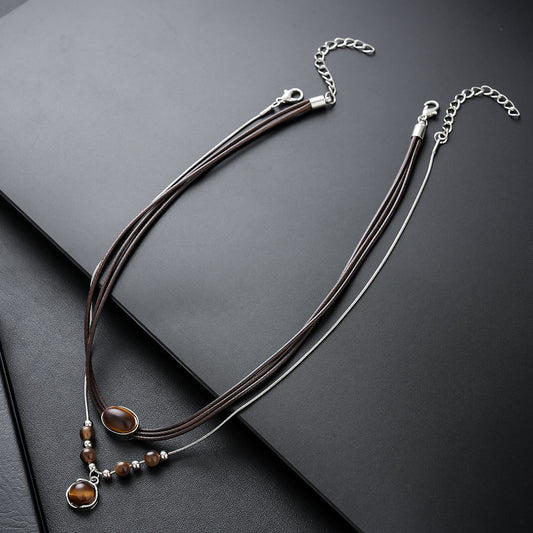 Elegant Tiger Eye Necklace