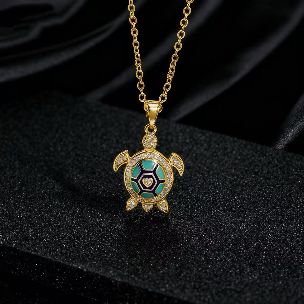 Elegant Turtle Necklace