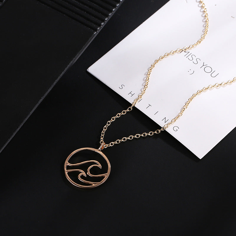 Elegant Wave Necklace
