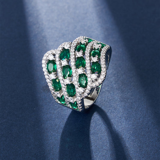 Emerald Statement Ring
