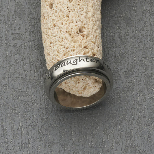 Engraved Daughter Ring