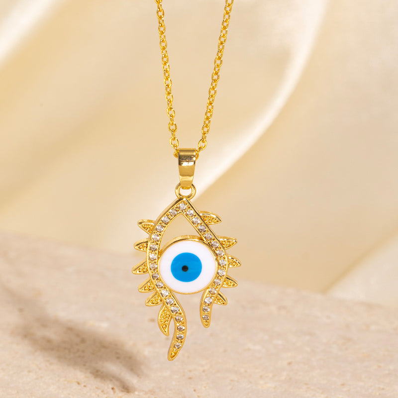 Evil Eye Gold Necklace