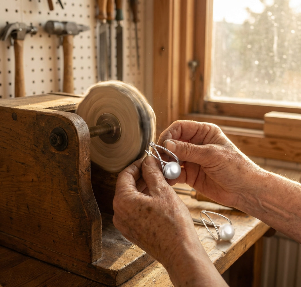Exquisite Pearl Silver Earrings