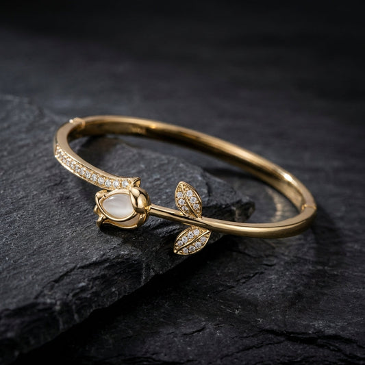 Exquisite Tulip Bangle Bracelet