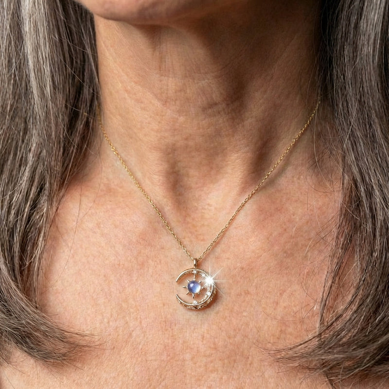 Fashion Star Moon Chain Necklace