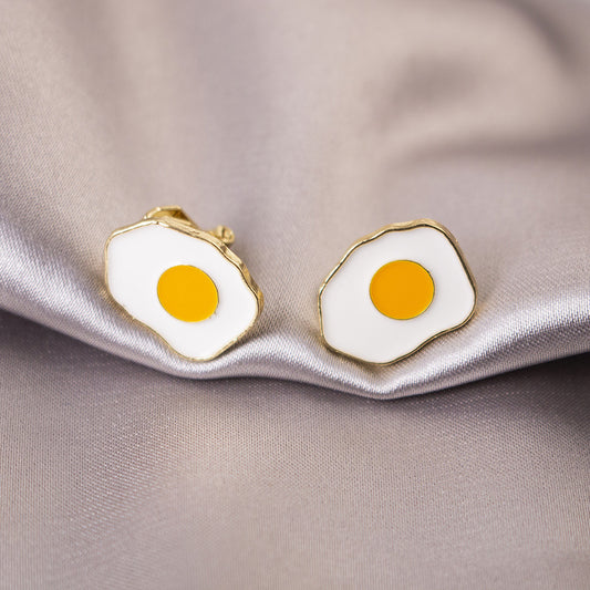 Fried Egg Earrings
